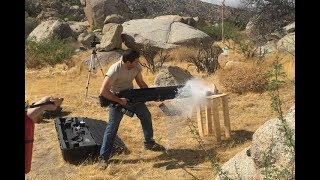 SEMIAUTOMATIC RAILGUN Field Testing the SR1 at 45kJ [upl. by Tik]