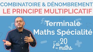 Le principe multiplicatif  Combinatoire et dénombrement  Maths Spécialité [upl. by Carpio]