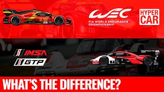 EXPLAINING the difference between IMSA GTP x WEC Hypercar [upl. by Gottuard902]