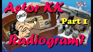 Astor KK Radiogram Restoration Part 1 [upl. by Letsirhc]