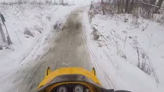 Snowmobile Trail Riding OFSC B103 [upl. by Maggee]