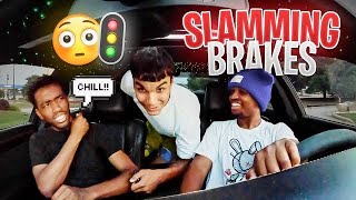 SLAMMING THE BRAKES PRANK Hilarious GotDamnSam ITYJAE yeahnico [upl. by Prem]