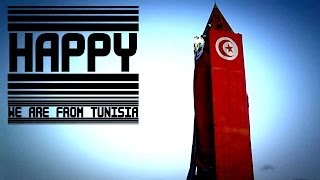 Pharrell Williams happy  We are from ✪Tunisia✪ [upl. by Annahsed]