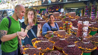 BEST Mexican Street Food in Oaxaca Mexico 🇲🇽 OAXACAN CHAPULINES amp MEMELAS  CHOCOLATE FACTORY TOUR [upl. by Aker710]