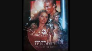 Star Wars and The Attack of the Clones Soundtrack03A Zam the AssasinThe Chase through Coruscant [upl. by Ohare748]