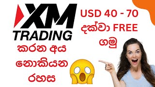 XM Trading Sinhala free ඩොලර් 40 සිට 70 දක්කවා ගමු referral program earn money [upl. by Valentina]