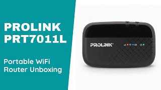 Prolink PRT7011L Smart 4G LTE WiFi Hotspot Unboxing [upl. by Sirc]