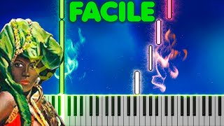 FACCETTA NERA FACILE PIANO TUTORIAL  SPARTITO GRATIS [upl. by Gilud]