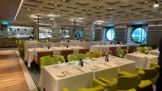 Cagney’s Steakhouse specialty restaurant onboard Norwegian Prima [upl. by Otina751]