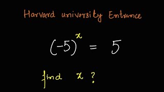 A nice exponential problem I Harvard University Entrance question [upl. by Eniamerej]