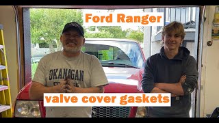 30 Ranger valve cover gasket replacement Happy Fathers Day [upl. by Tenaj]