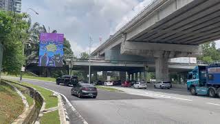 Sri Petaling Heading to Old Klang Road Advertising Space Taman Desa KL Malaysia LED Billboard Ads [upl. by Champagne985]