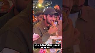 Maaz Safdar trying some delicious Food at Karachi Eat Festival 2024 🍔🍕 [upl. by Gregson]