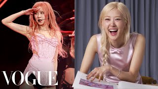 Rosé Breaks Down 14 Looks From BLACKPINK to Rosie  Life in Looks  Vogue [upl. by Marti]