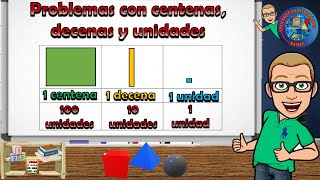 🚀🎲Aprenda a resolver problemas con centenas decenas y unidades ejemplos gráficos muy sencillos🚀🎲 [upl. by Ahsap139]