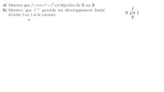 Savoir déterminer le DL dune bijection réciproque [upl. by Ahsrav]