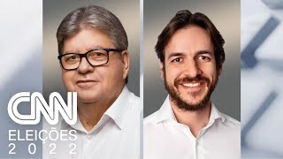 Pesquisa Ipec na Paraíba Azevêdo tem 53 dos votos válidos Cunha Lima 47  AGORA CNN [upl. by Sterling]