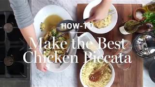 How to Make the Best Chicken Piccata  Williams Sonoma [upl. by Tenner]