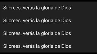 Camila amp Gustavo Si Crees Veras La Gloria de Dios Con Letras [upl. by Grannie]