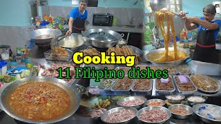 11 putahe  Cooking 11 Filipino dishes  Balikbayan from Dubai Filipino Cooking [upl. by Lockhart]