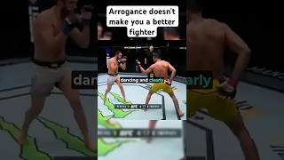 Arrogance doesnt make you a better fighter ufc mma boxing [upl. by Toh]