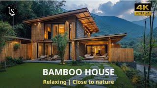 EcoFriendly Living Modern Bamboo House [upl. by Tiernan]