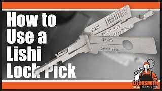 How to Use a Lishi 2In1 Lock Pick amp Decoder  Ford 8 Cut F038 [upl. by Yousuf]