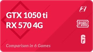 GTX 1050 ti vs RX 570 Benchmark in The Crew 2 PUBG Rainbow Six Siege Assassins Creed Origins [upl. by Pegg]