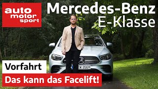 Die neue Mercedes EKlasse 2020 Was bringt das Facelift  ReviewFahrbericht  auto motor sport [upl. by Ibrab]