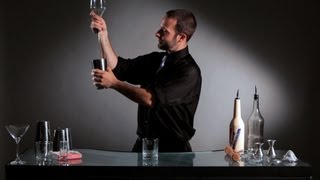 How to Do a Flip to Pour Bottle Trick  Flair Bartending [upl. by Buyer]