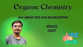 Nucleophilic substitution reaction  SN1 and SN2 reaction mechanism  Organic chemistry NEET WBJEE [upl. by Joscelin778]