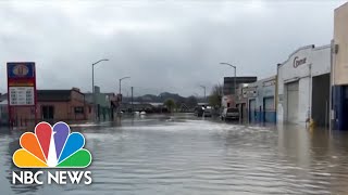 Nor’easter blasting East Coast atmospheric river storm sweeping California [upl. by Rolecnahc777]