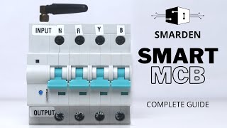 How to make connections in Smart MCB and configure it with Smarden mobile app [upl. by Yesdnyl]