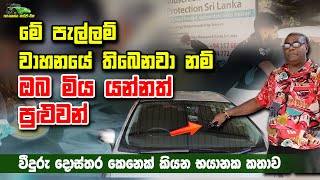 මේ පැල්ලම් වාහනයේ තිබෙනවා නම් මිය යන්නත් පුළුවන්  How to Repair a Windshield Crack TheGarageSL [upl. by Navinod]