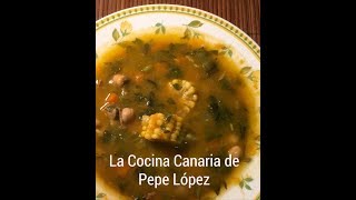 Receta 95 Potaje de acelgas con garbanzos estilo canario [upl. by Zinn863]