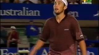 Marcelo Rios vs Umpire AO 1996 Inedito [upl. by Oigolue]