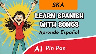 How can I learn Spanish With songs Easy spanish song to learn words Pin Pon Song is the best song [upl. by Akinohs]