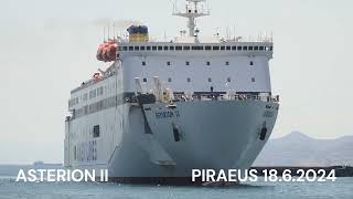 ASTERION II arrival at Piraeus Port [upl. by Aceber]