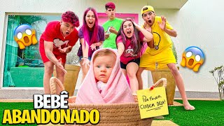 ACHAMOS UM BEBÊ NA MANSÃO DOS ROSA Adotamos [upl. by Sparke]