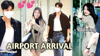 Cha Eun Woo And Mun Ka Young Safely Arrived Korea After Nescafe Event At Hong Kong [upl. by Theodora661]