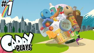 Caddy Plays Katamari Damacy REROLL Part 1 [upl. by Basilius]