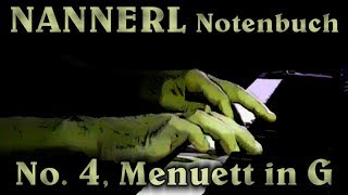 ANONYMOUS Menuett in G major Nannerl Notenbuch No 4 [upl. by Davina]