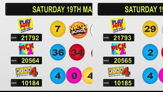 NLCB Draw Results Saturday 19th March 2022 [upl. by Phelan]