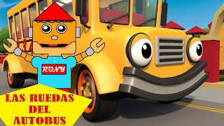 LAS RUEDAS DEL AUTOBUS  Aprendiendo Con Rony I Música para niños wheels on the bus Girando van [upl. by Erodisi691]