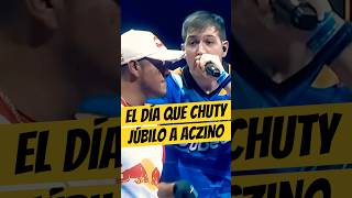 El día que CHUTY JUBILÓ a ACZINO😈🔥 Chuty Aczino Freestyle RedbullBatalla [upl. by Saylor]