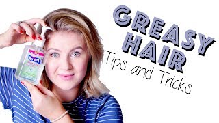 10 BEST TIPS AND TRICKS FOR GREASY AND OILY HAIR [upl. by Notserp]