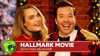 Hallmark Movie ft Cara Delevingne  Jimmy Fallons Holiday Seasoning Spectacular [upl. by Marieann]