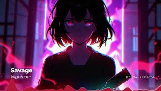 Nightcore ➵ SAVAGE NV  Switching Vocals Best Nightcore Gaming Music 2024 [upl. by Cowley]