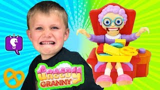 GREEDY GRANNY Game with Surprise Toy Prizes Does HobbyMom Have Purple Hair [upl. by Mosra]