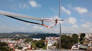 Antena de anillo fabricada en aluminio de 12quot para transmitir en Fm [upl. by Dorrej720]